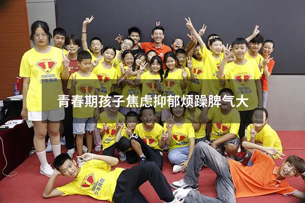 青春期孩子焦虑抑郁烦躁脾气大