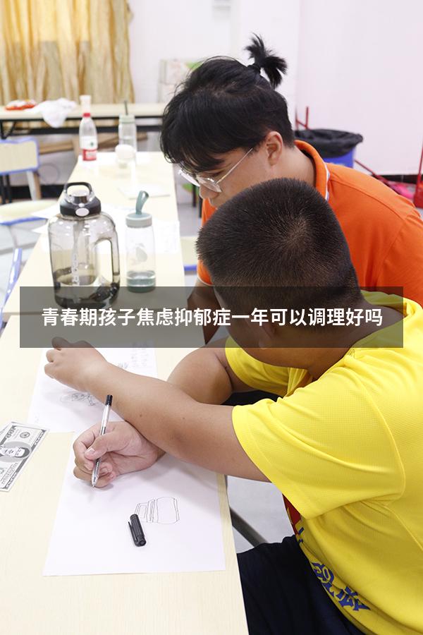 青春期孩子焦虑抑郁症一年可以调理好吗
