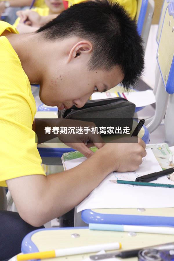 青春期沉迷手机离家出走