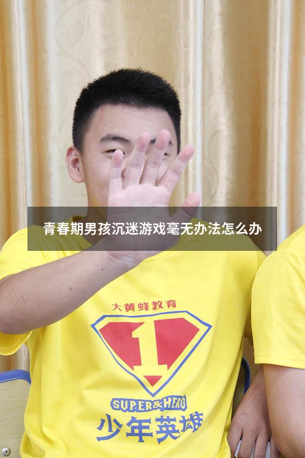 青春期男孩沉迷游戏毫无办法怎么办