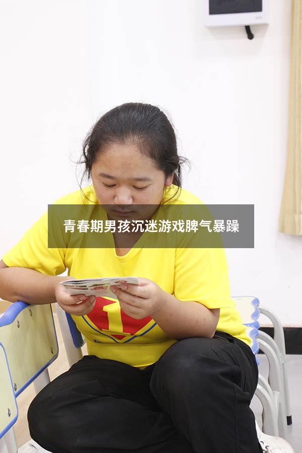 青春期男孩沉迷游戏脾气暴躁