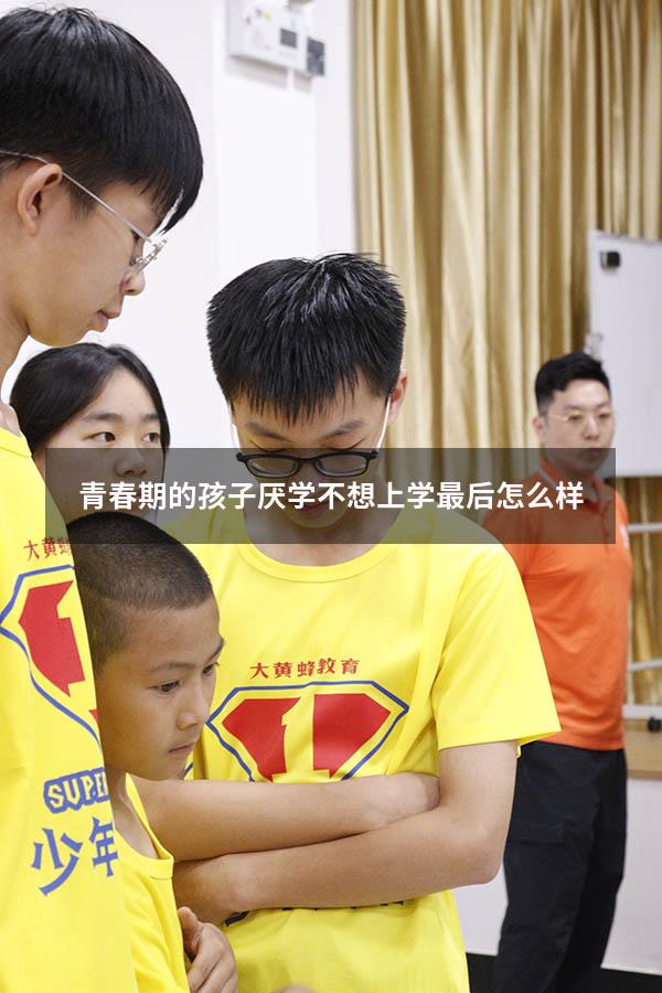 青春期的孩子厌学不想上学最后怎么样