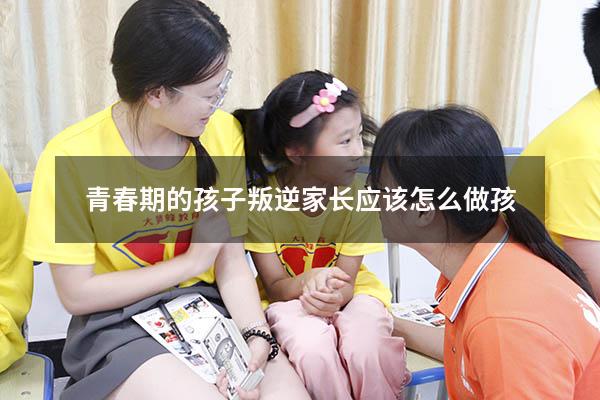 青春期的孩子叛逆家长应该怎么做孩