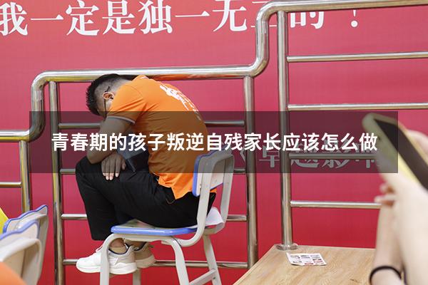 青春期的孩子叛逆自残家长应该怎么做