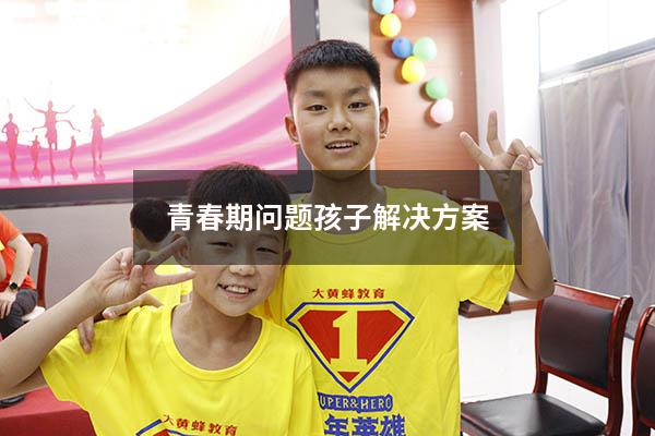 青春期问题孩子解决方案