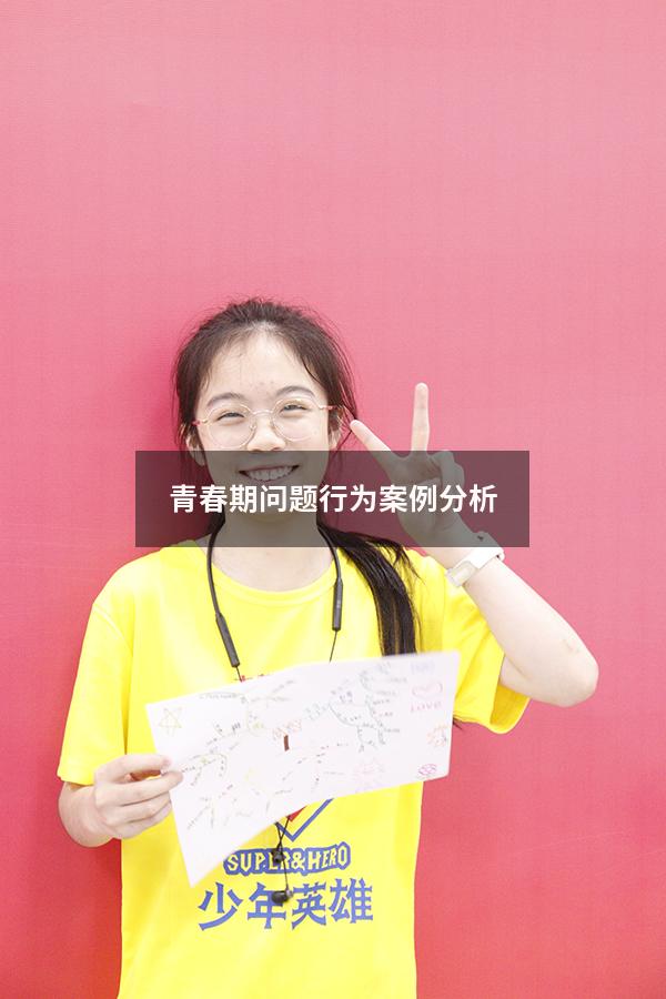 青春期问题行为案例分析