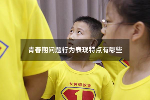 青春期问题行为表现特点有哪些