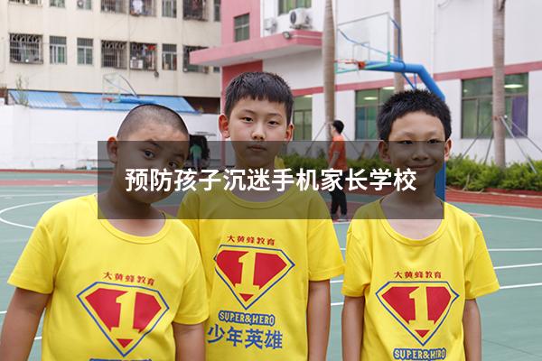 预防孩子沉迷手机家长学校