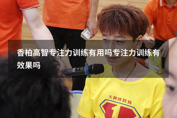 香柏高智专注力训练有用吗（专注力训练有效果吗）