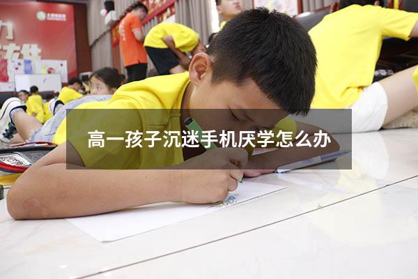 高一孩子沉迷手机厌学怎么办