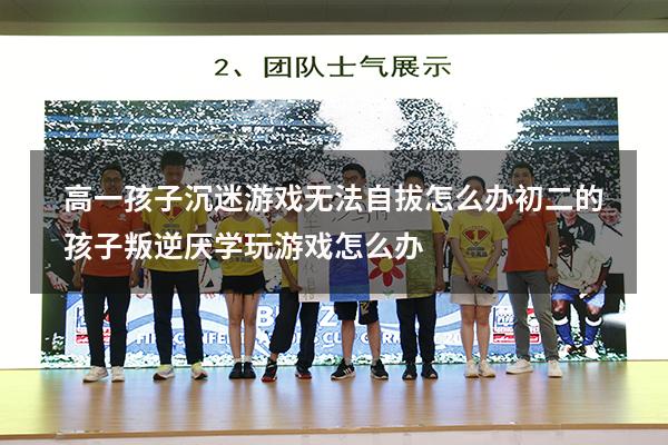 高一孩子沉迷游戏无法自拔怎么办（初二的孩子叛逆厌学玩游戏怎么办）