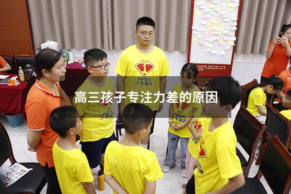 高三孩子专注力差的原因