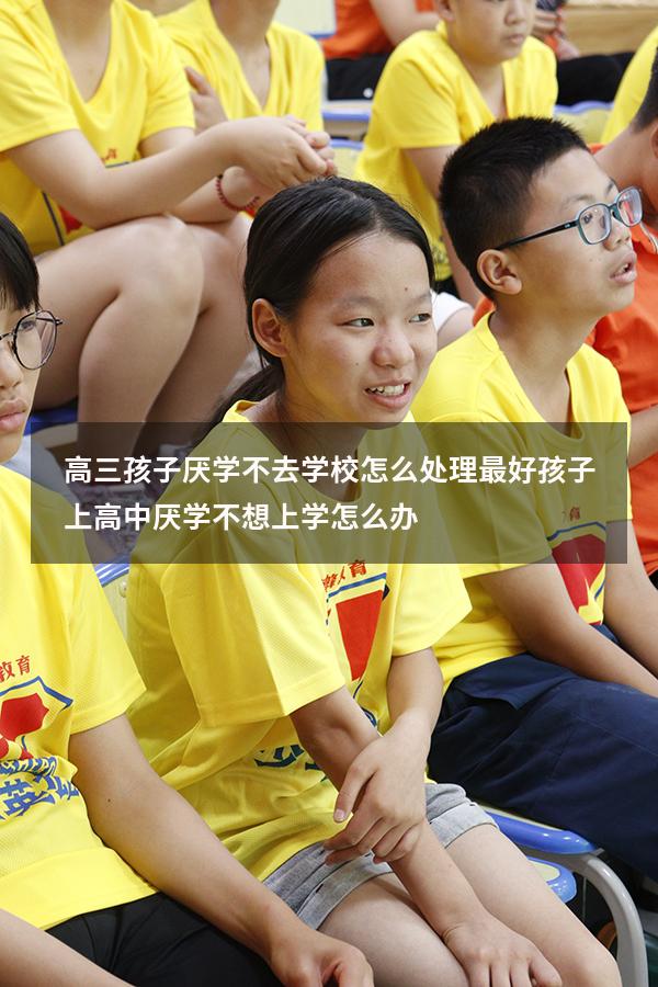 高三孩子厌学不去学校怎么处理最好（孩子上高中厌学,不想上学怎么办）