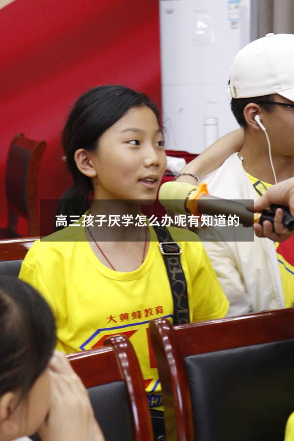 高三孩子厌学怎么办呢有知道的