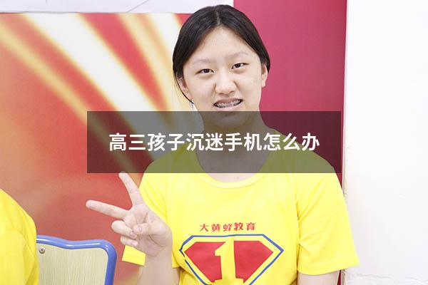 高三孩子沉迷手机怎么办