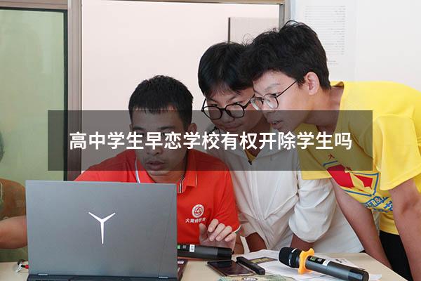 高中学生早恋学校有权开除学生吗