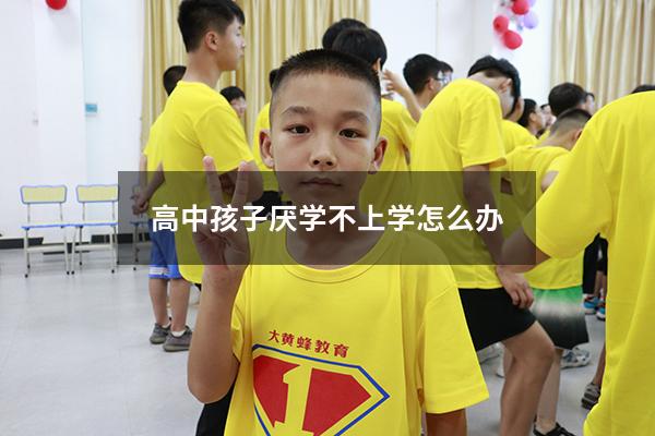 高中孩子厌学不上学怎么办