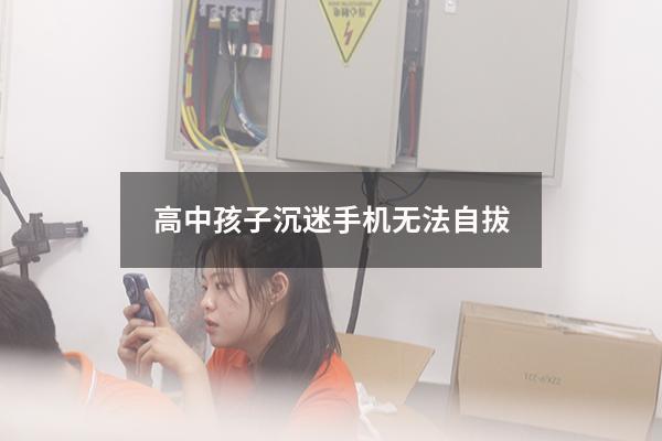 高中孩子沉迷手机无法自拔