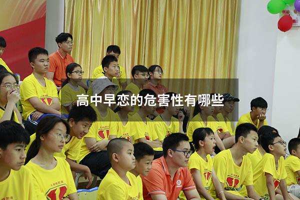 高中早恋的危害性有哪些