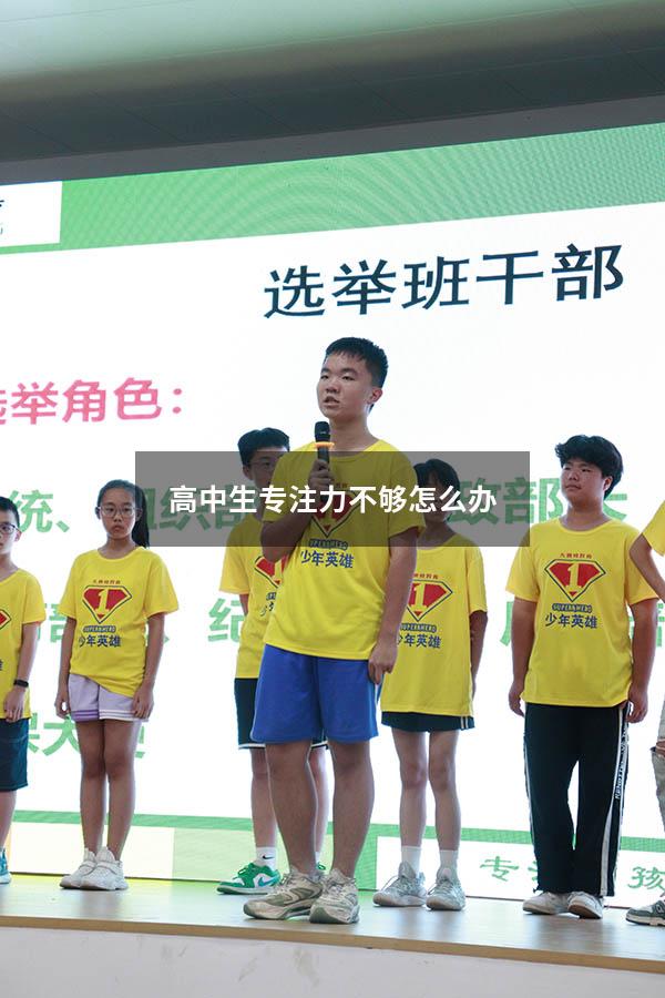 高中生专注力不够怎么办