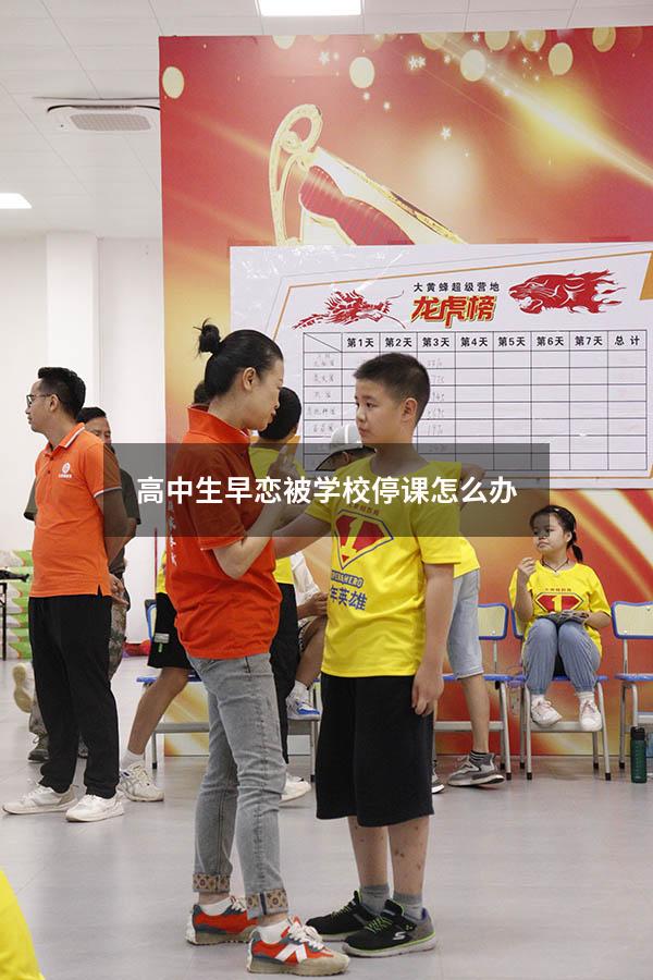 高中生早恋被学校停课怎么办