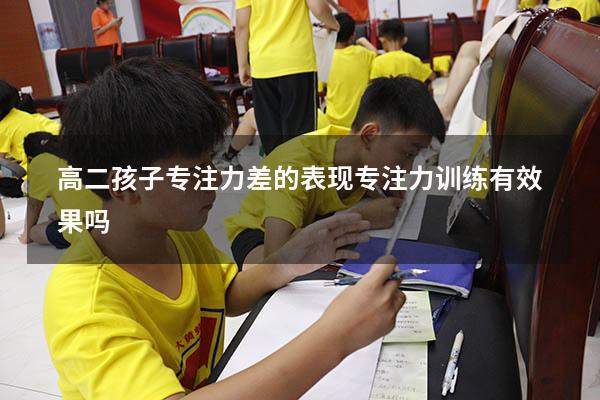 高二孩子专注力差的表现（专注力训练有效果吗）