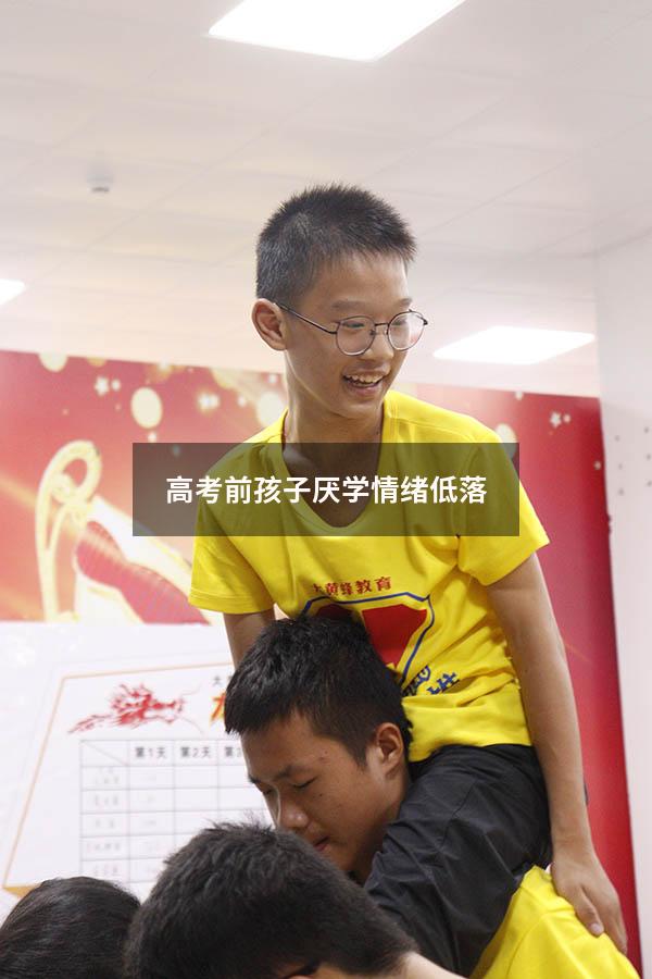 高考前孩子厌学情绪低落
