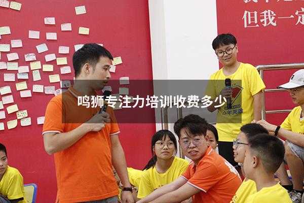 鸣狮专注力培训收费多少