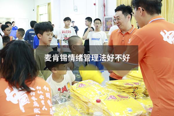麦肯锡情绪管理法好不好