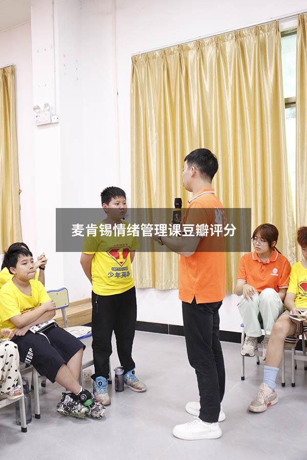 麦肯锡情绪管理课豆瓣评分
